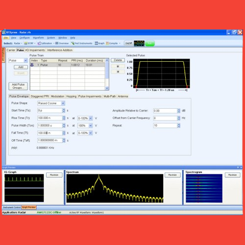 Techtrix 100 Ramp Program RFXUP Tektronix | Alltest Instruments.
